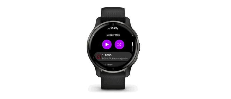 Écoutez Deezer sur Garmin Watch