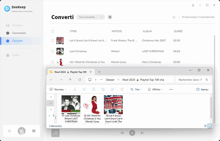 Commencez à télécharger la playlist Noël de Deezer
