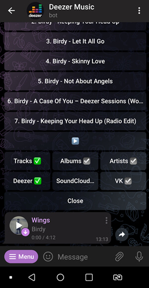 Meilleur Deezer Downloader Telegram Bot
