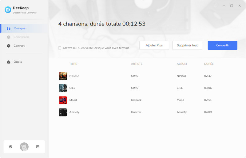Téléchargez la musique Deezer en FLAC