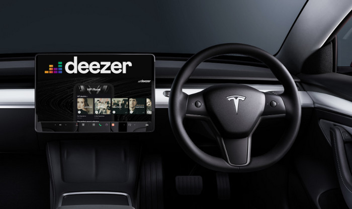 Deezer sur Tesla